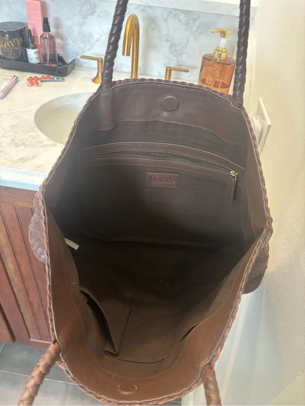 Quince Siena Women Tote - Picture 5 of 7